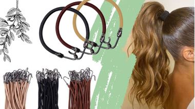 Профессиональные резинки с крючками для бальной прически