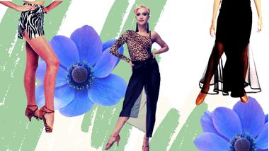 Юбки тренировочные для танцев