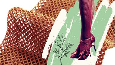 Колготки сетка для танцев профессиональные